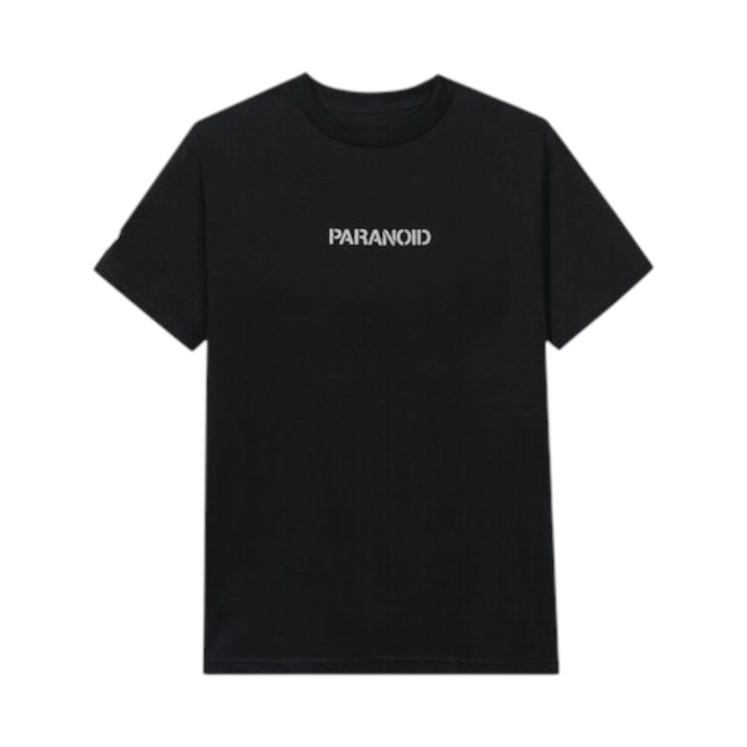 SP4211 Anti Social Social Club x Undefeated Paranoid 3M T-Shirt Black Silver