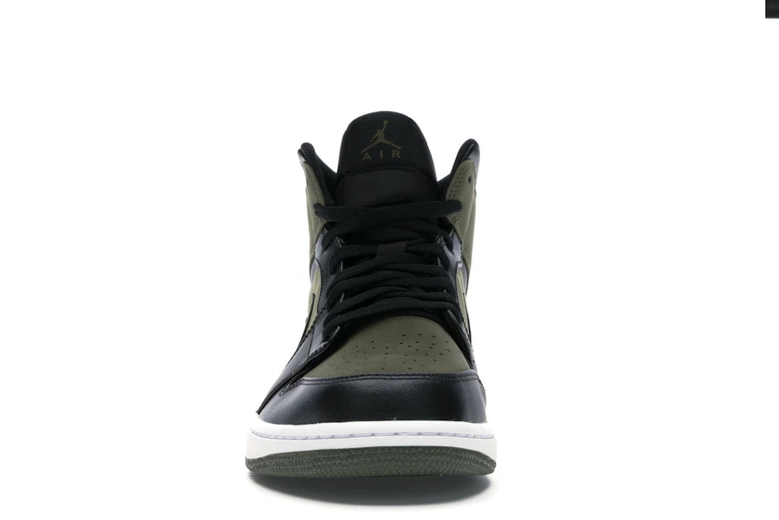 811600 Jordan 1 Mid Olive Canvas