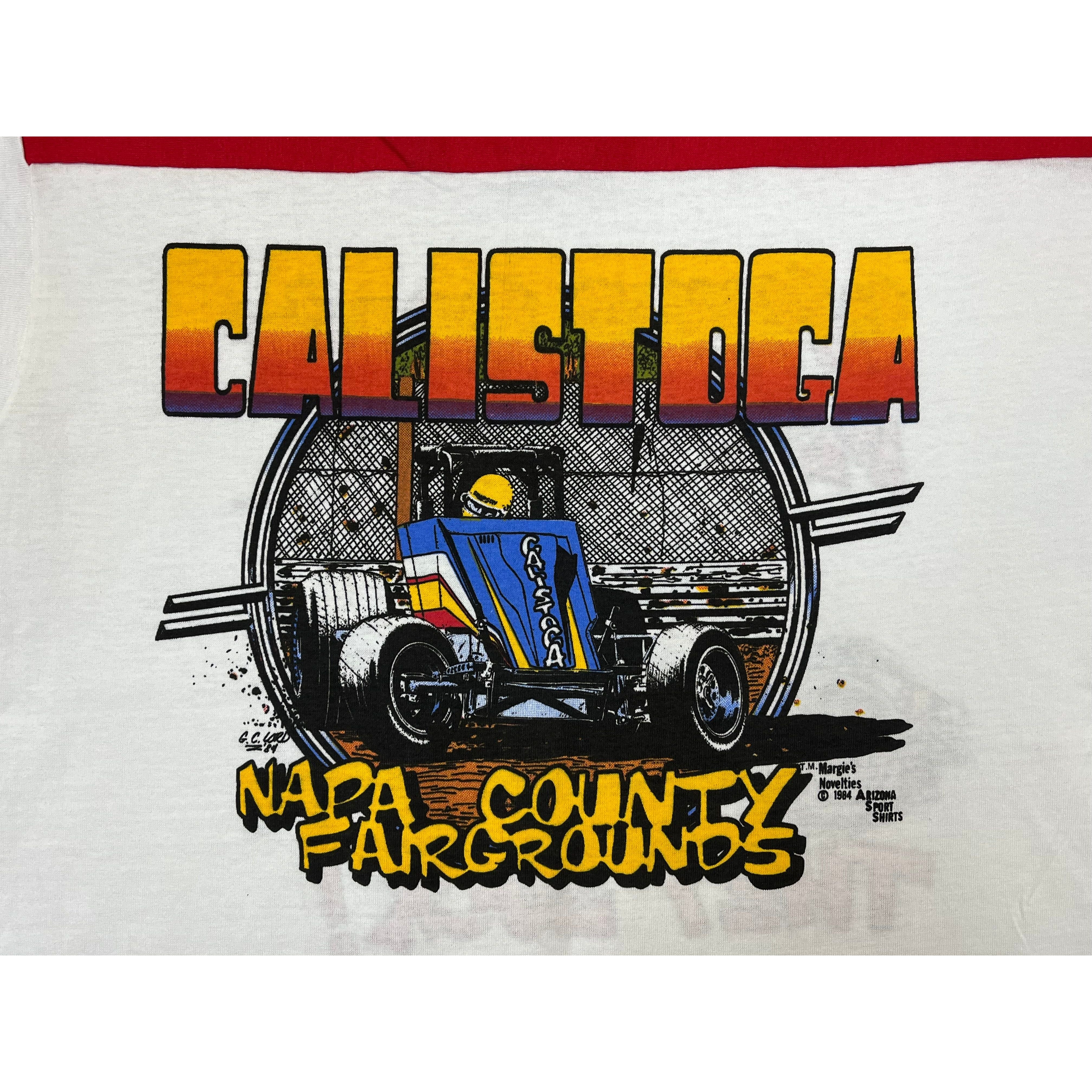 268878 (1984) Wings Don't Move Air, They Suck Sprint Car Racing Jersey T-Shirt