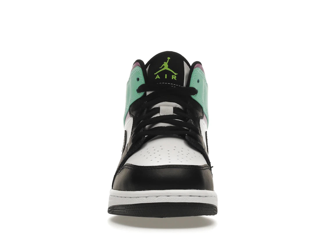 SP9856 Jordan 1 Mid Pastel Black Toe (GS)