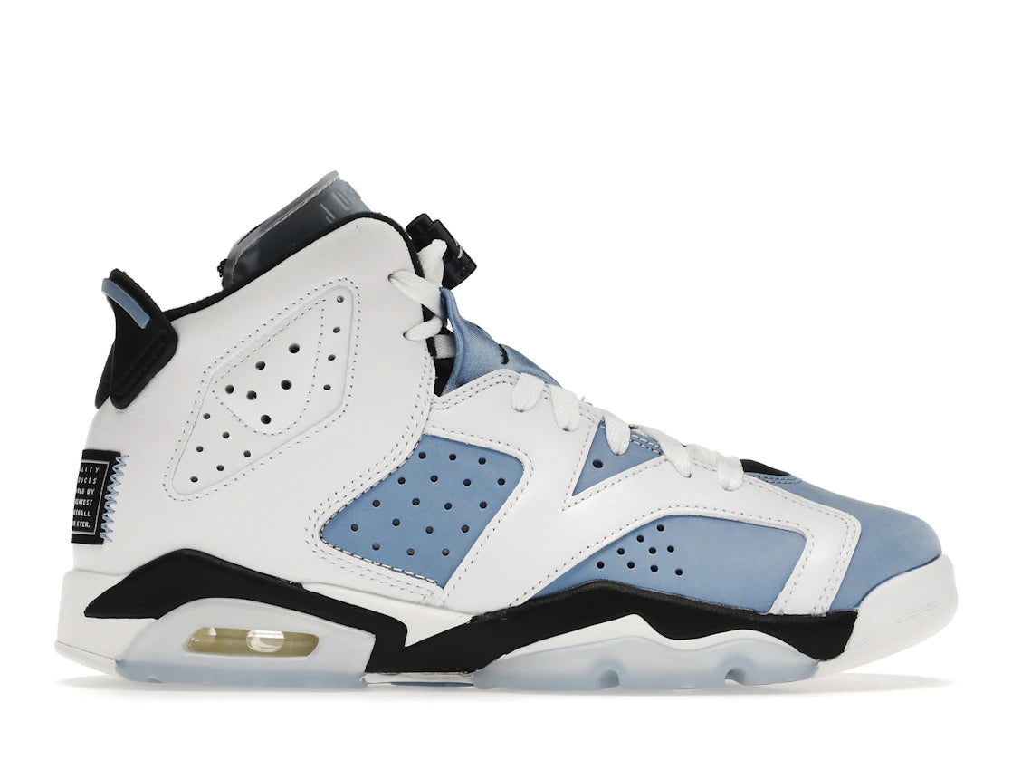 281065 Air Jordan 6 Retro GS 'UNC Home'