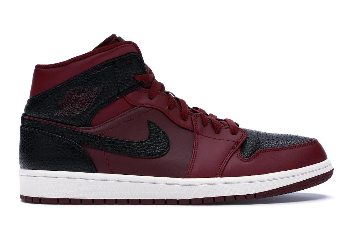 541165 Jordan 1 Retro Mid Team Red Black
