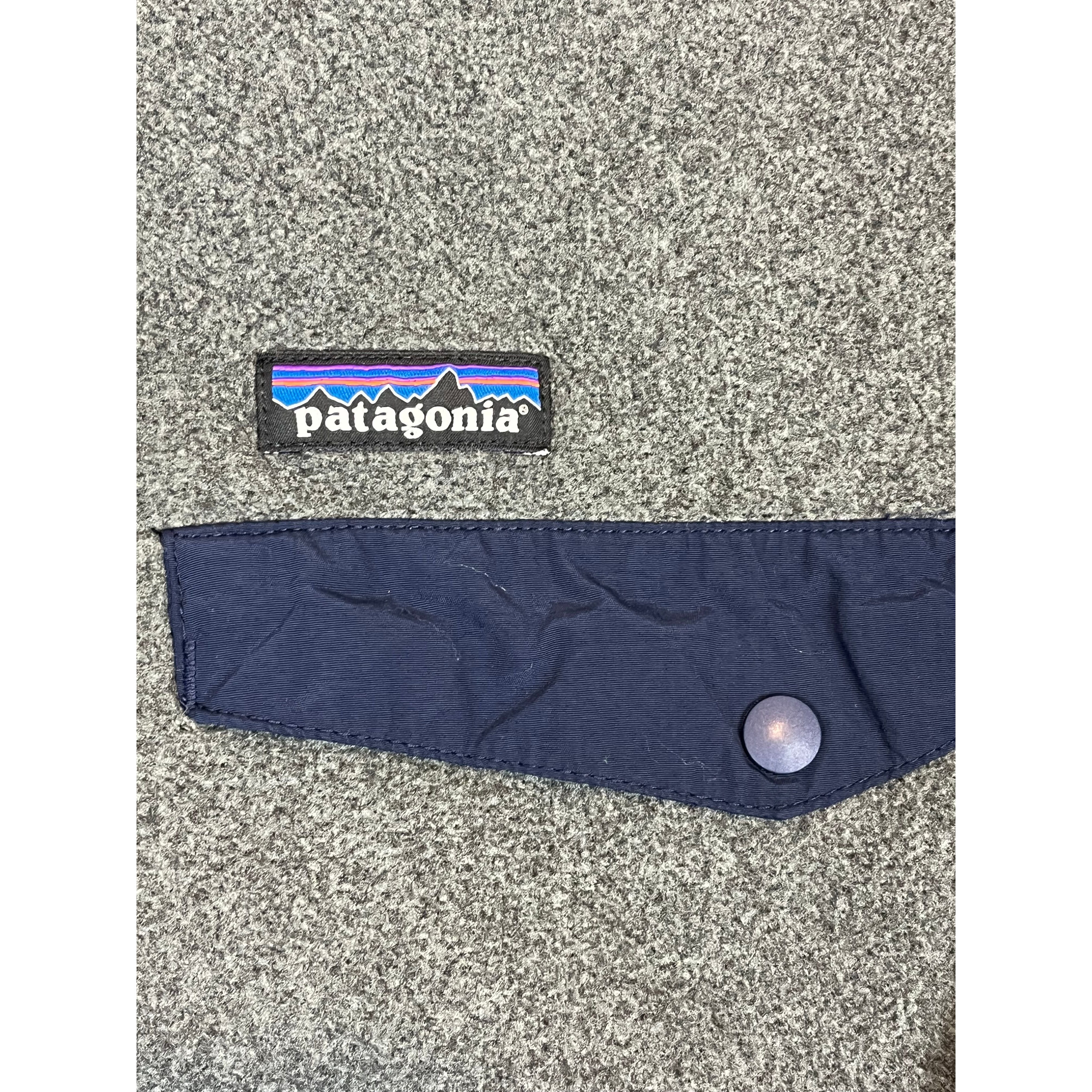 268216 (modern) Patagonia Synchilla Gray Snap Fleece