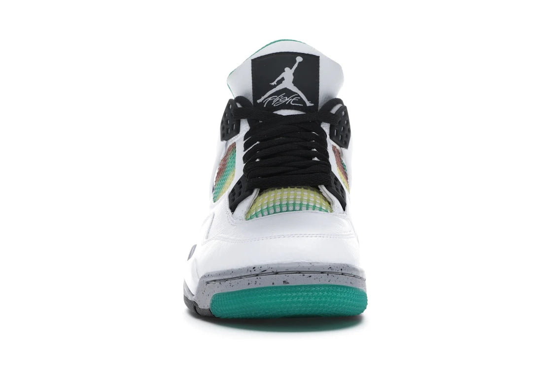 658099 Jordan 4 Retro Lucid Green Rasta (Women's)