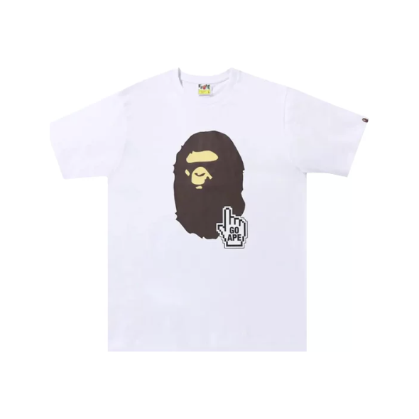 256605 BAPE Go Ape Online Exclusive Tee White