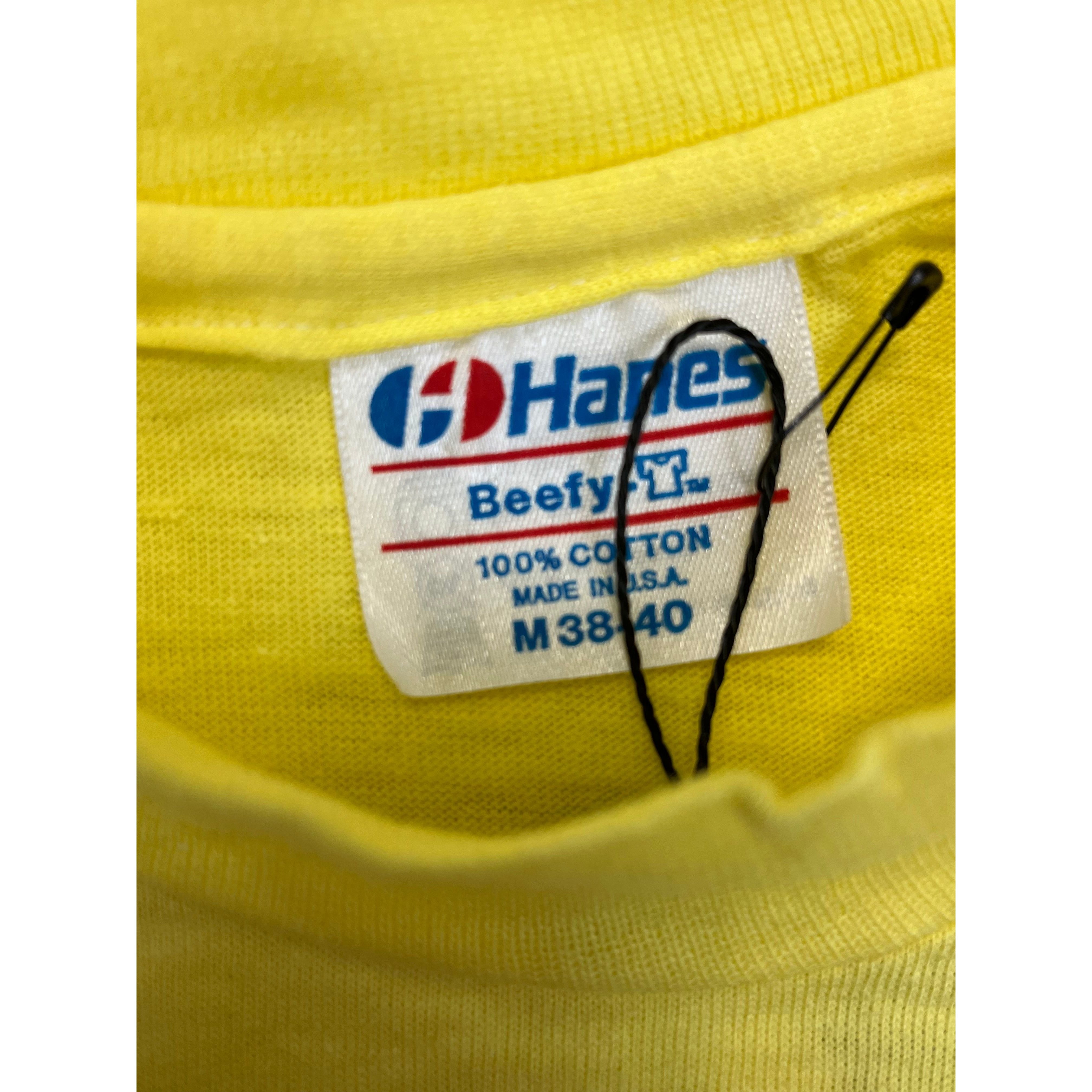 268907 (80s) Sprint Car Dirt Track Mail Racing Pun Yellow T-Shirt m