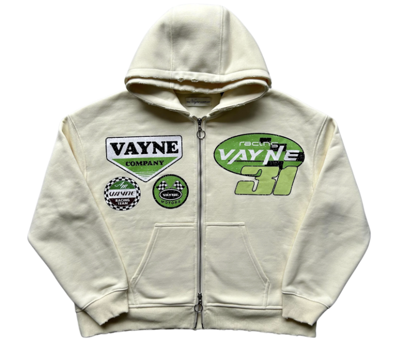 641646 Vayne Racing Motorsport Hoodie 'Cream'