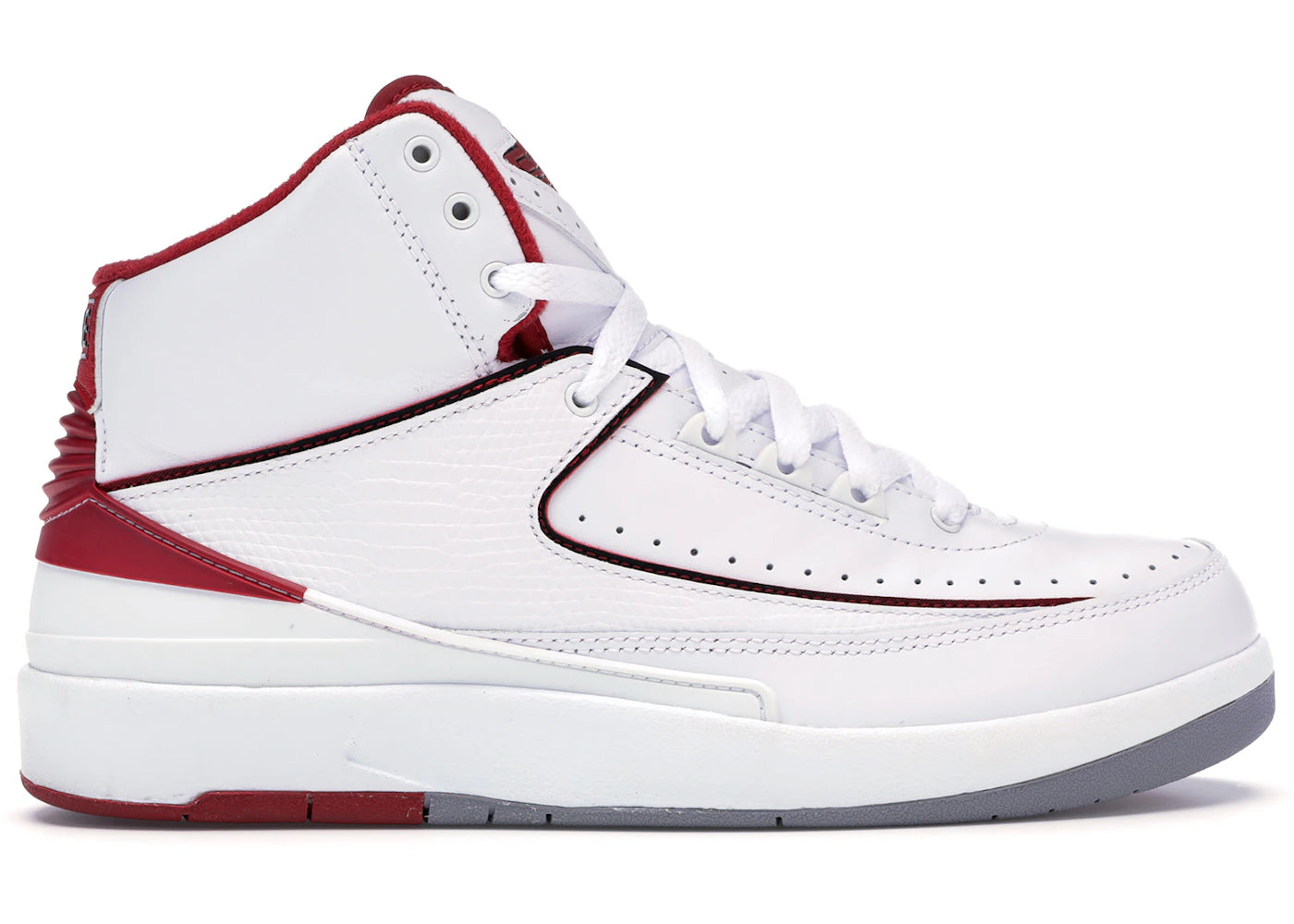 758682 Jordan 2 Retro White Red (2014)
