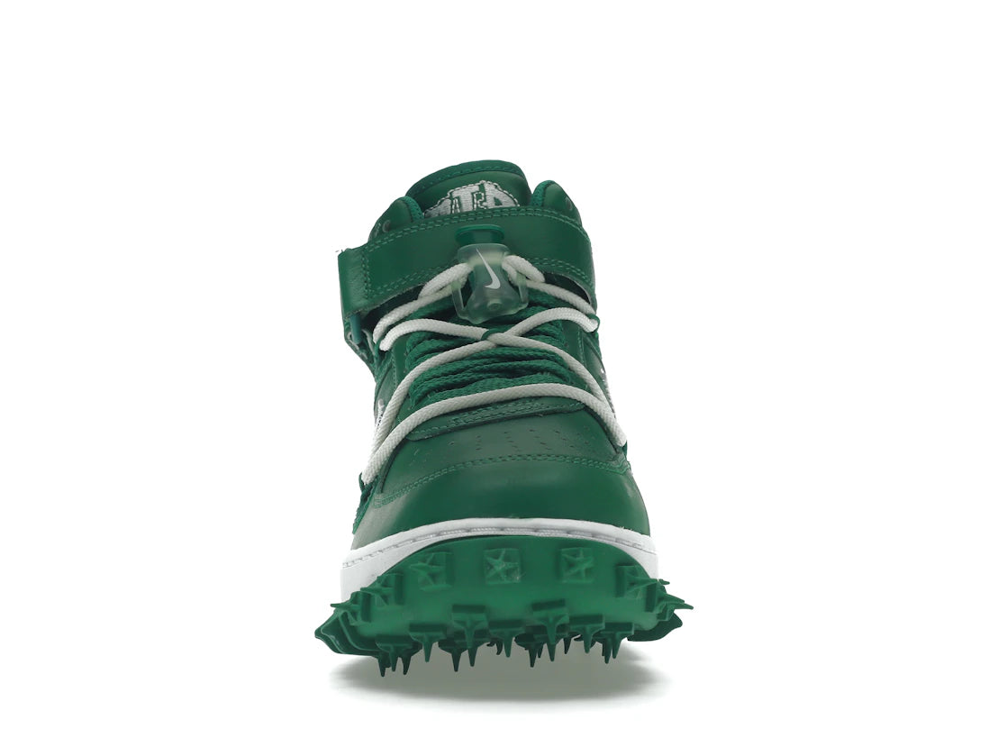 669676 Nike Air Force 1 Mid Off-White Pine Green