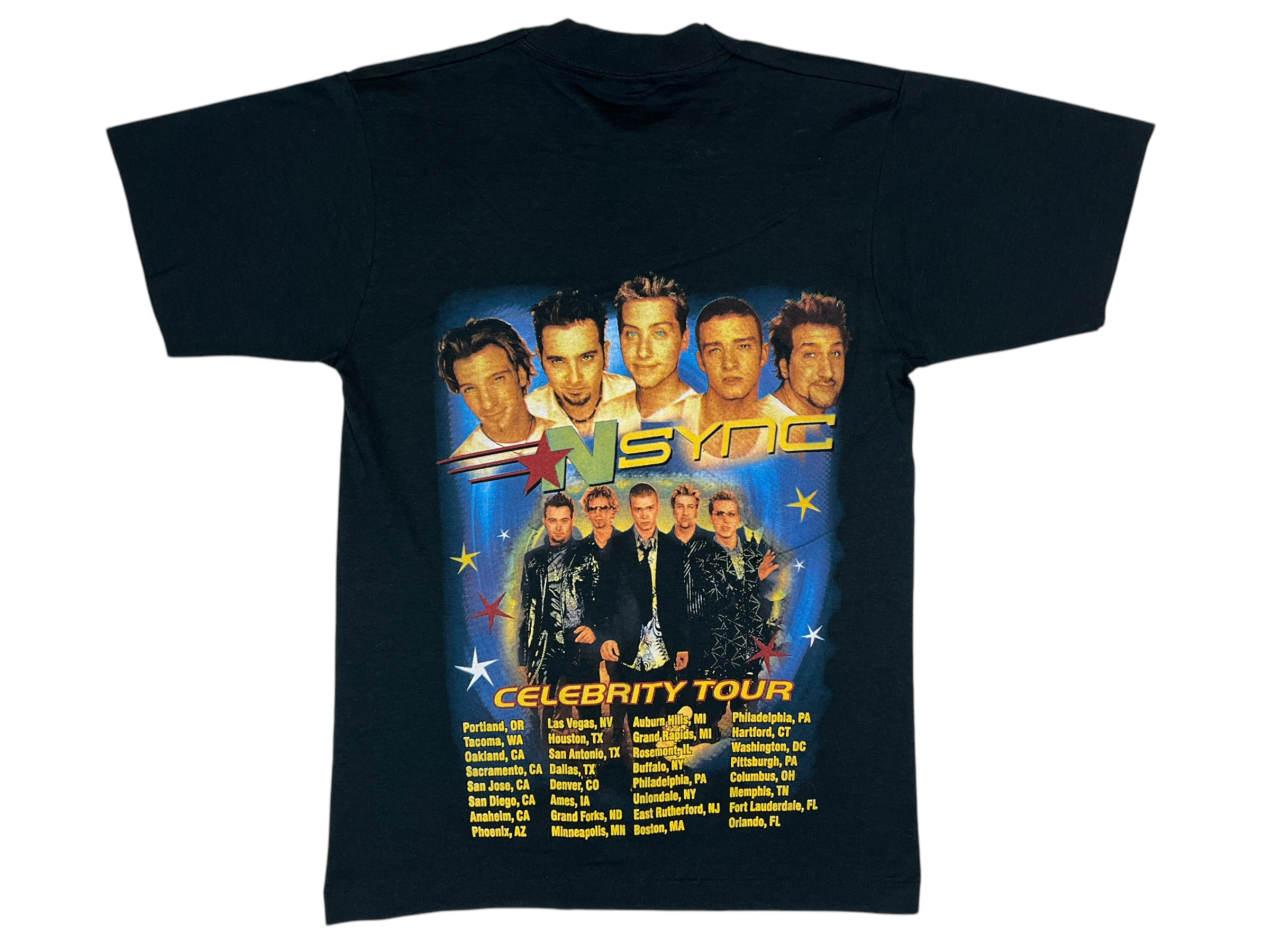 375168 (2002) NSync 'Celebrity Tour' Boy Band Rap T-Shirt