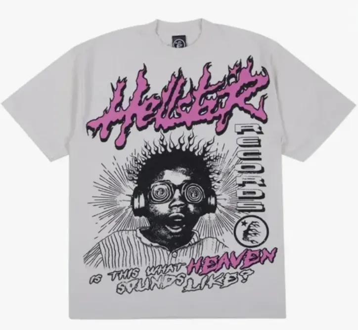 460473 Hellstar Brainstorm Tee 'White/Pink'