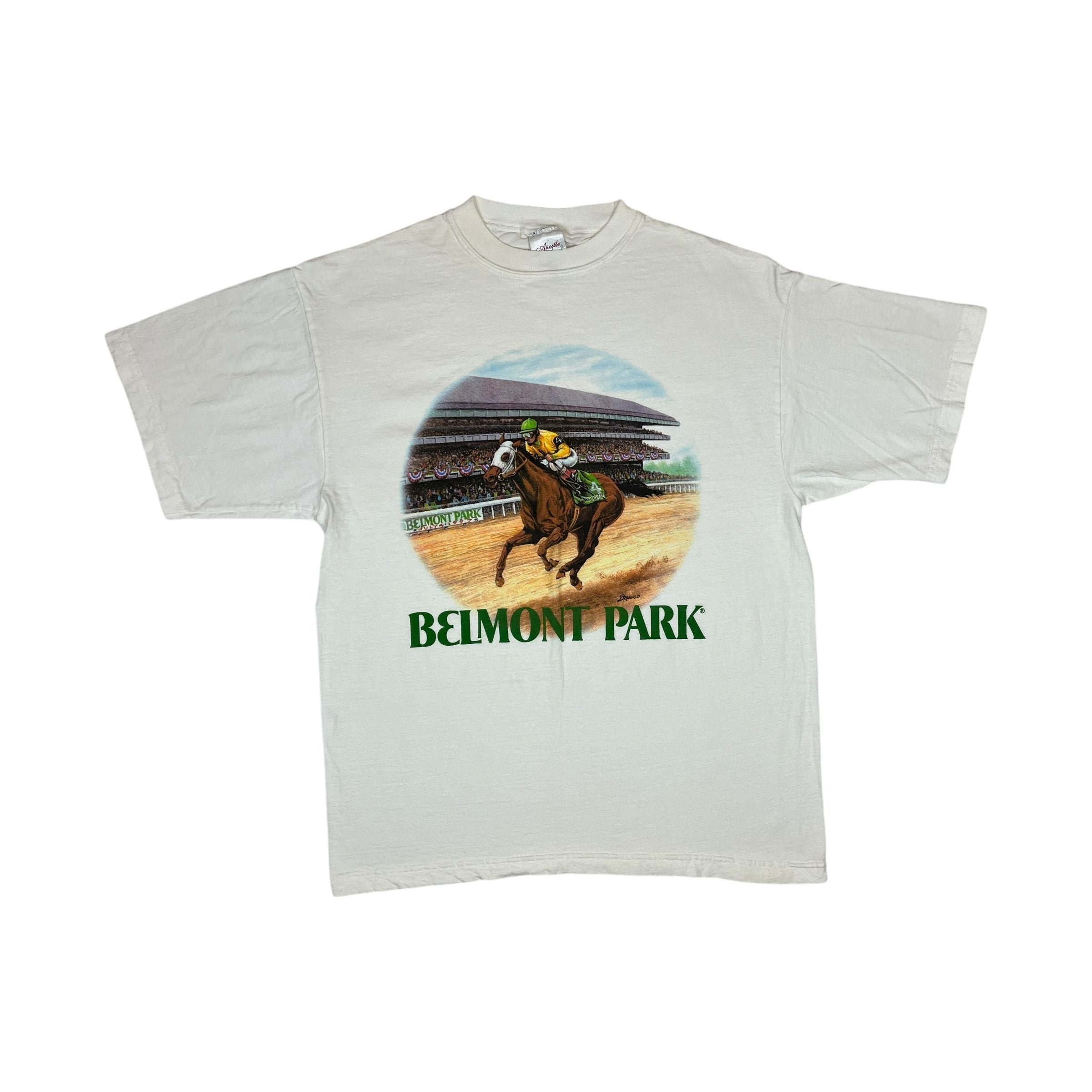 256527 (1997) Belmont Park New York Horse Racing T-Shirt