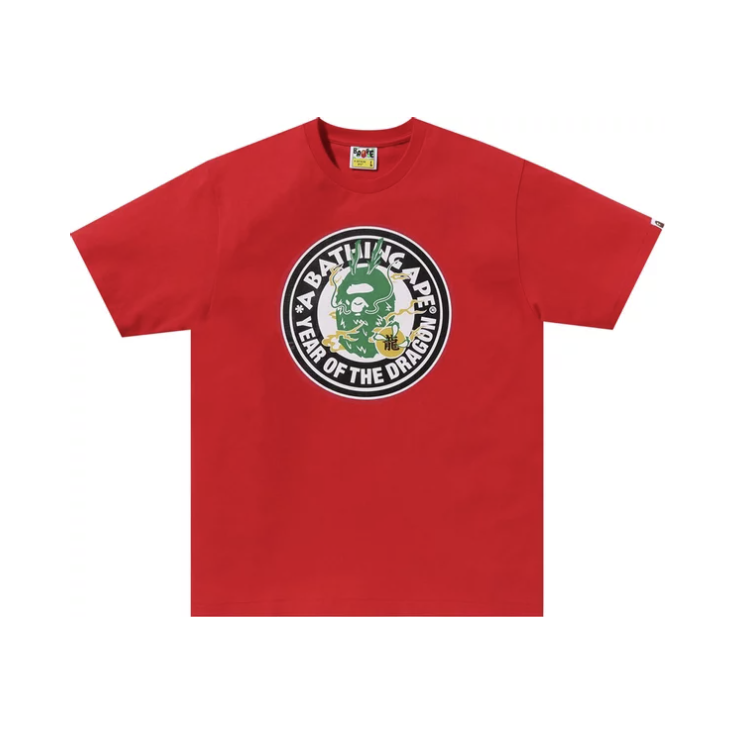 256709 BAPE Year Of The Dragon Tee 'Red'