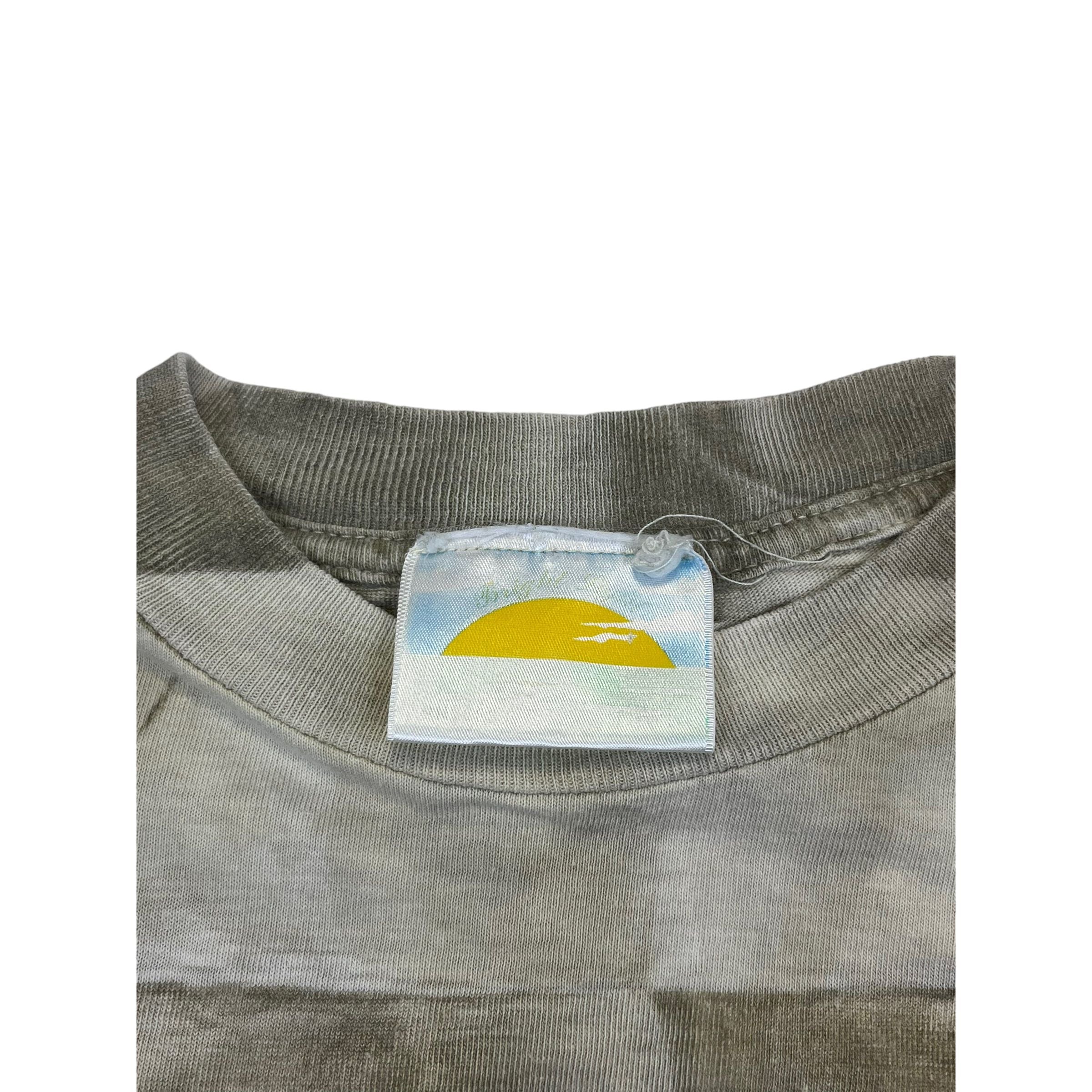 275723 (90s) SunFlower All Over Print 'Here Comes the Sun' T-Shirt