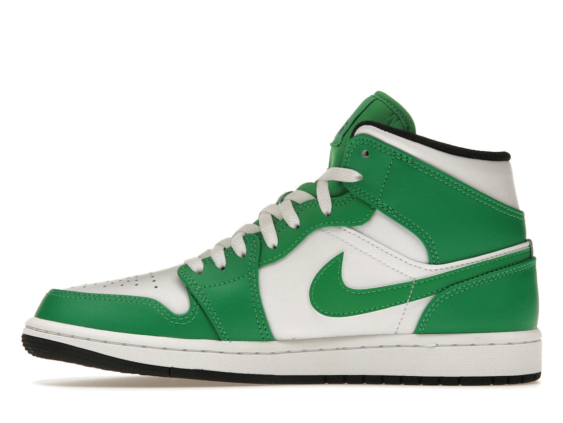554544 Air Jordan 1 Mid 'Lucky Green'