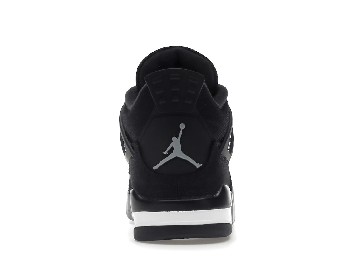 659134 Jordan 4 Retro SE Black Canvas