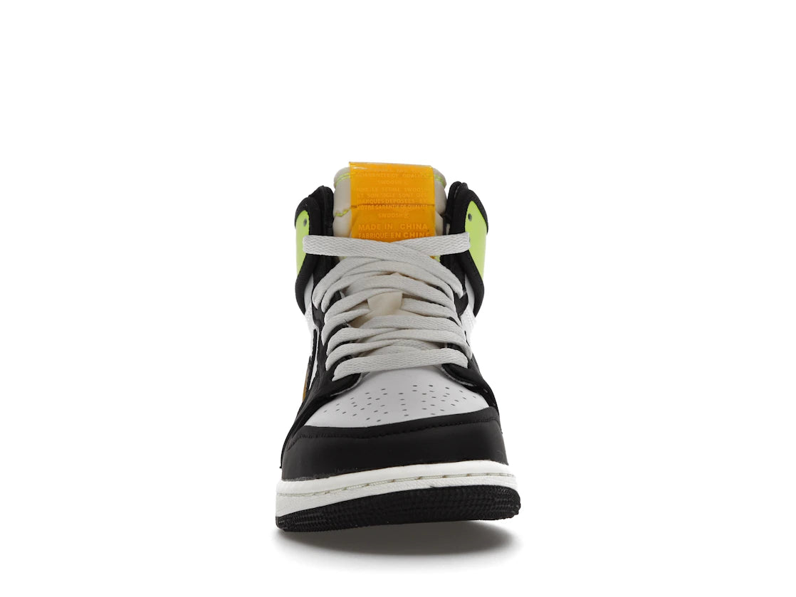 595351 Air Jordan 1 Retro High OG GS 'Volt Gold'