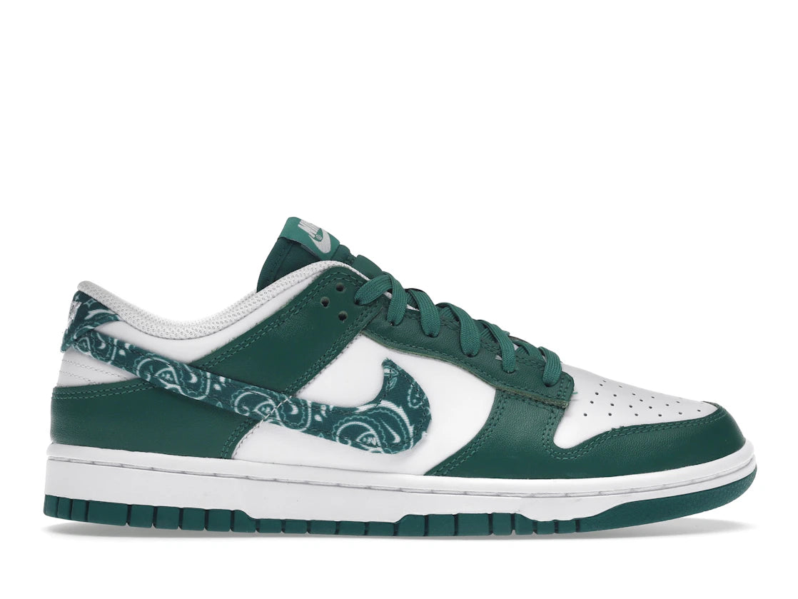 702941 Wmns Dunk Low 'Green Paisley'