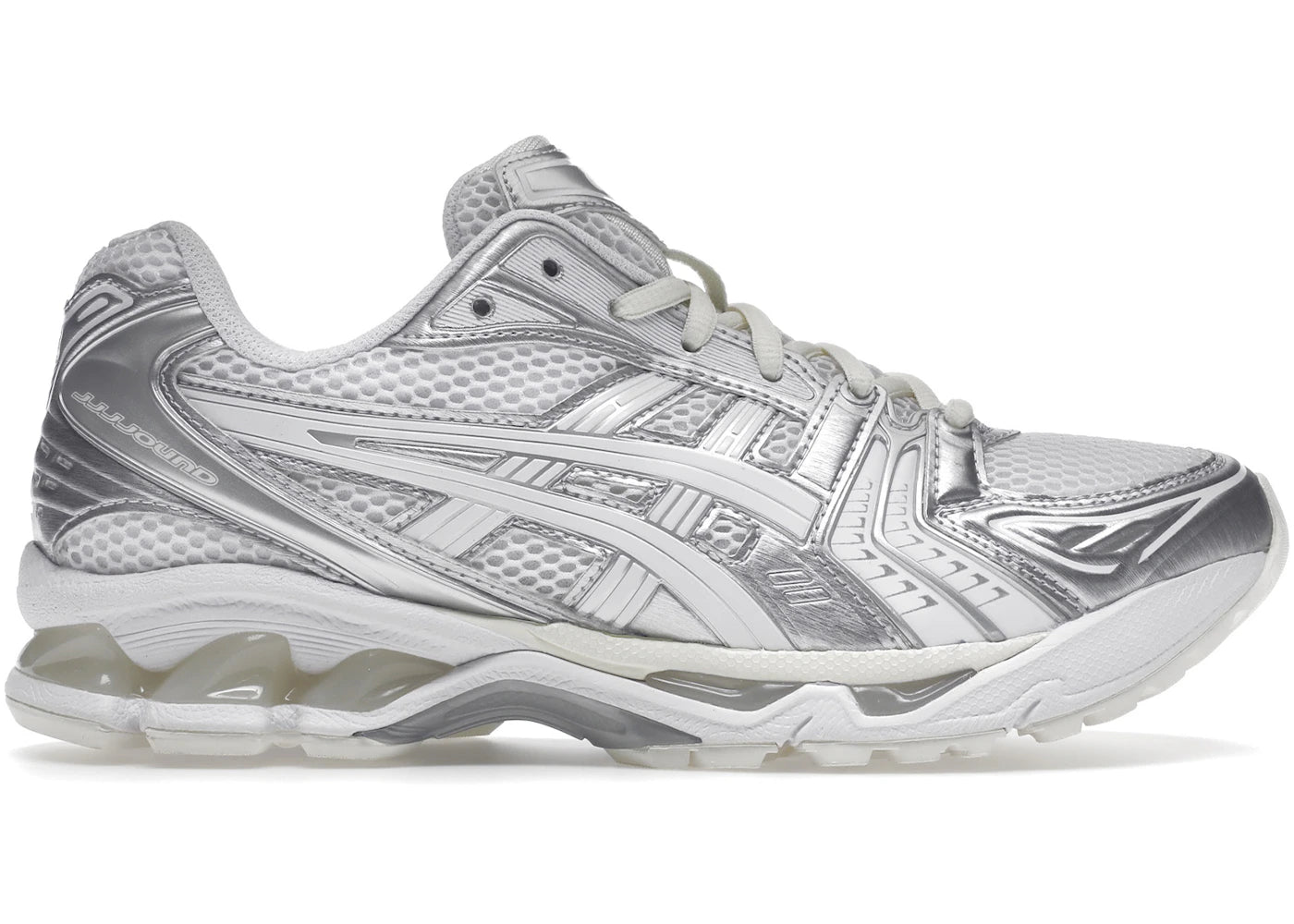 457939 ASICS Gel-Kayano 14 JJJJound Silver White