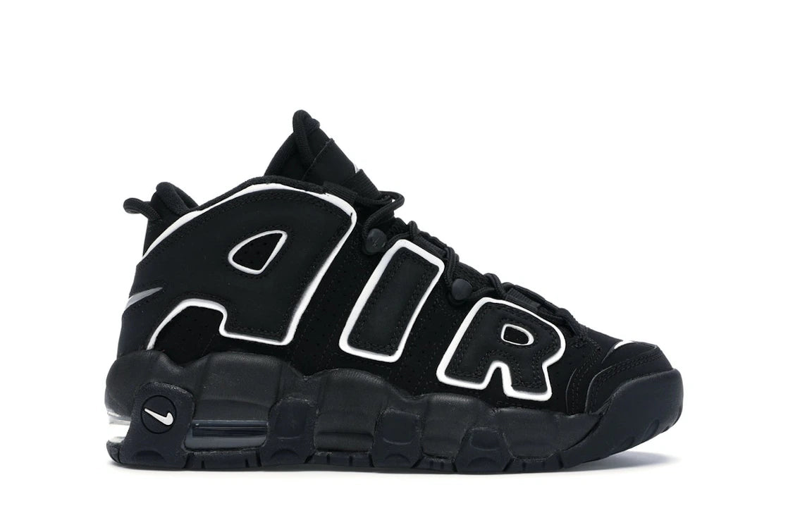 680059 Nike Air More Uptempo Black White (GS)