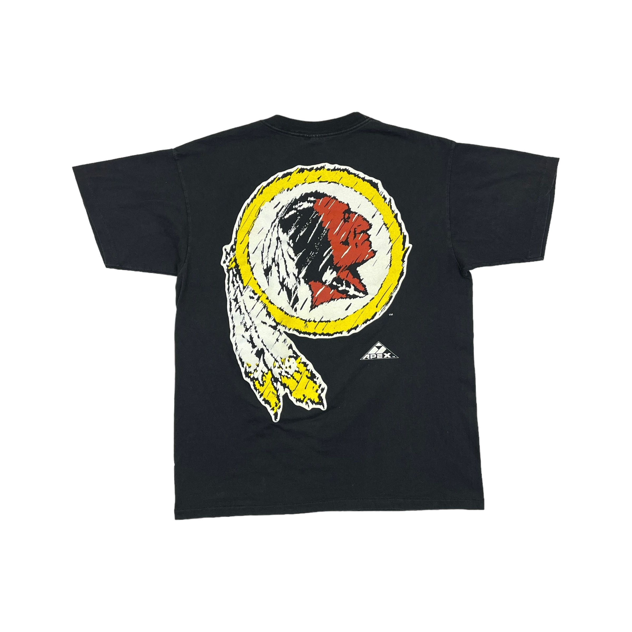 271171 (90s) Washington Redskins Apex One Double Sided NFL T-Shirt