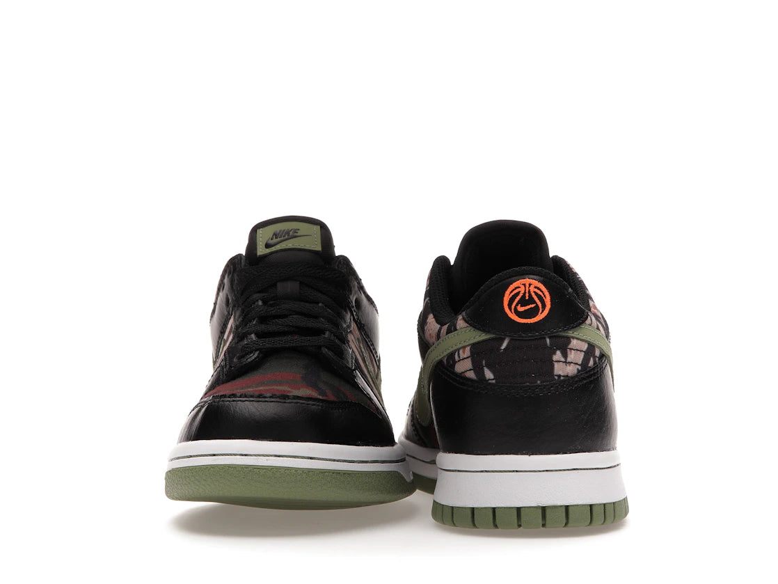 438663 Dunk Low SE GS 'Black Multi-Camo'
