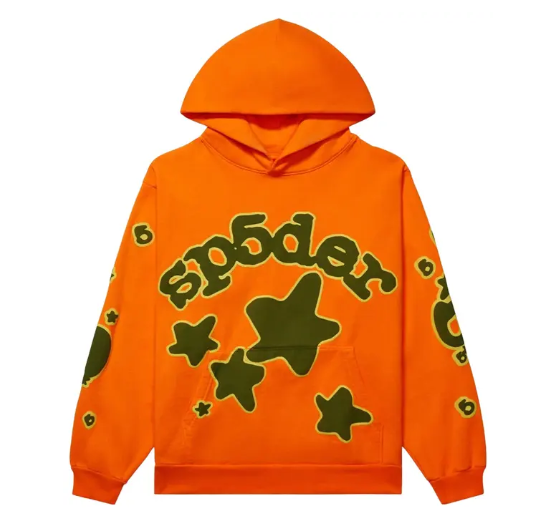 704826 Sp5der Beluga Hoodie 'Orange'