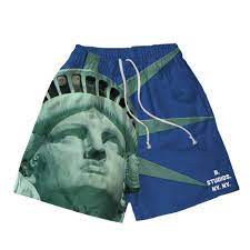 276366 Bravest Studios Shorts 'Mega Statue Of Liberty'