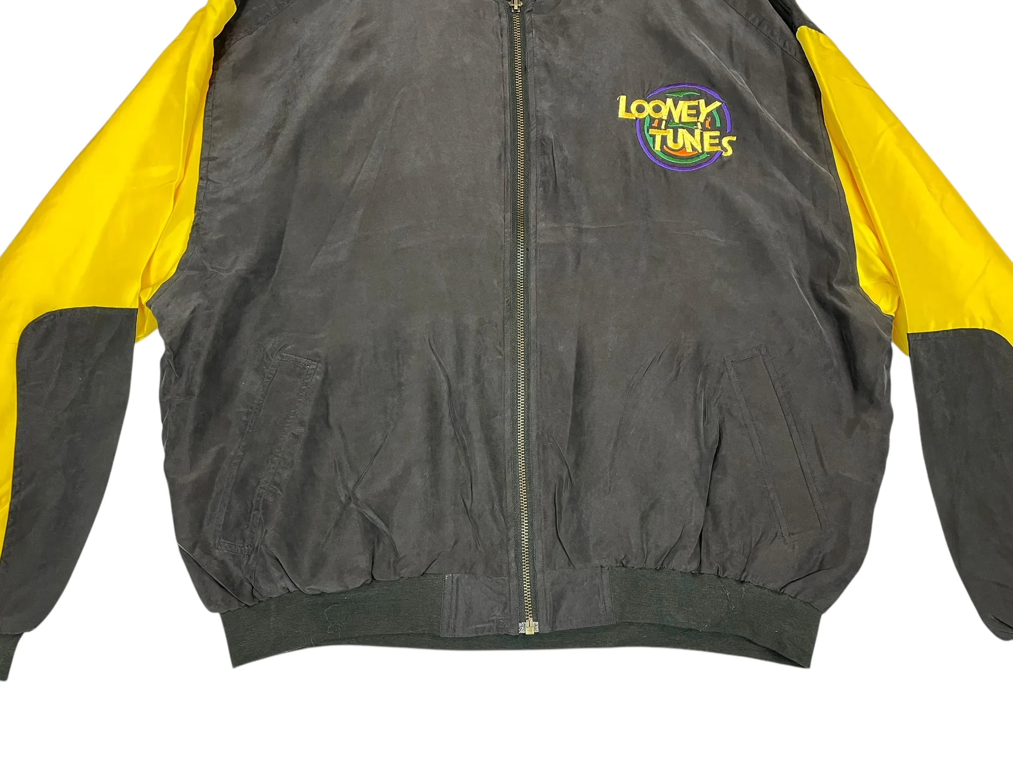 374776 (90s) Looney Tunes Jeff Hamilton Silk Jacket