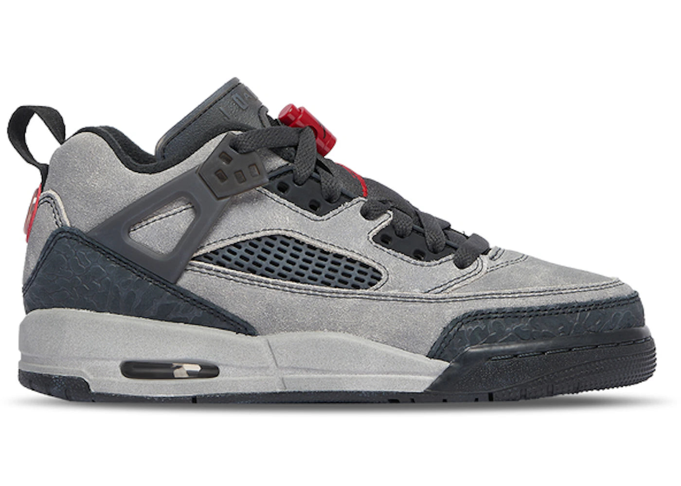 585534 Jordan Spizike Low Anthracite Gym Red (GS)