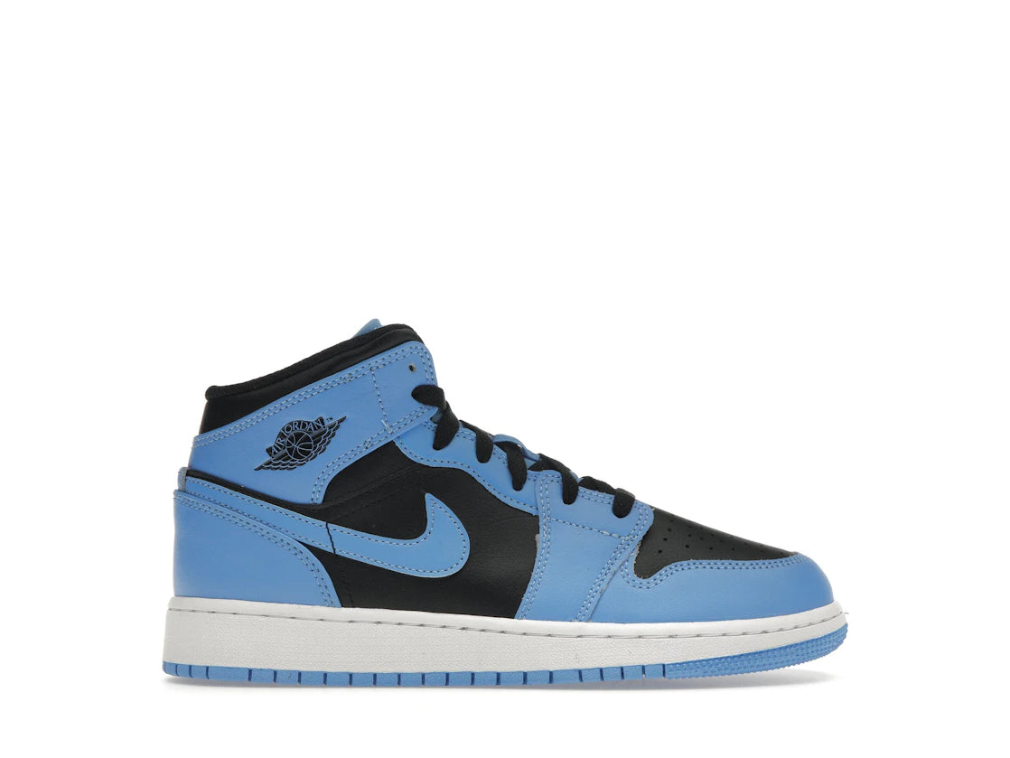 263181 Jordan 1 Mid University Blue Black (GS)