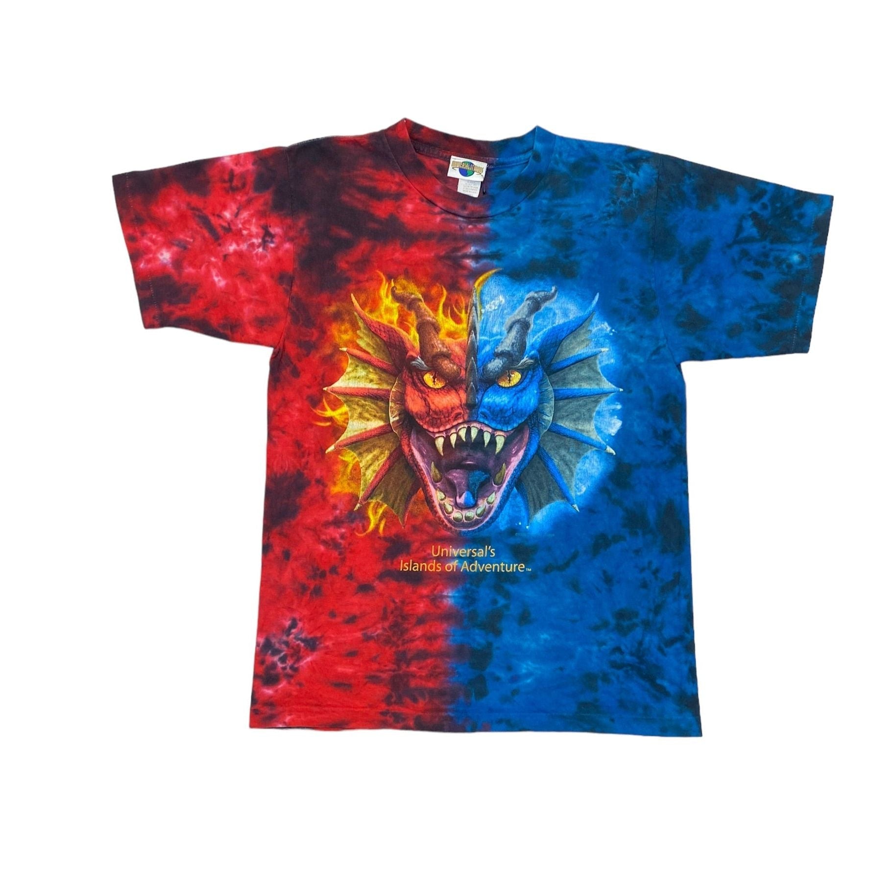 275705 (90s) Universal Studios Islands of Adventure Dragon Tie Dye T-Shirt