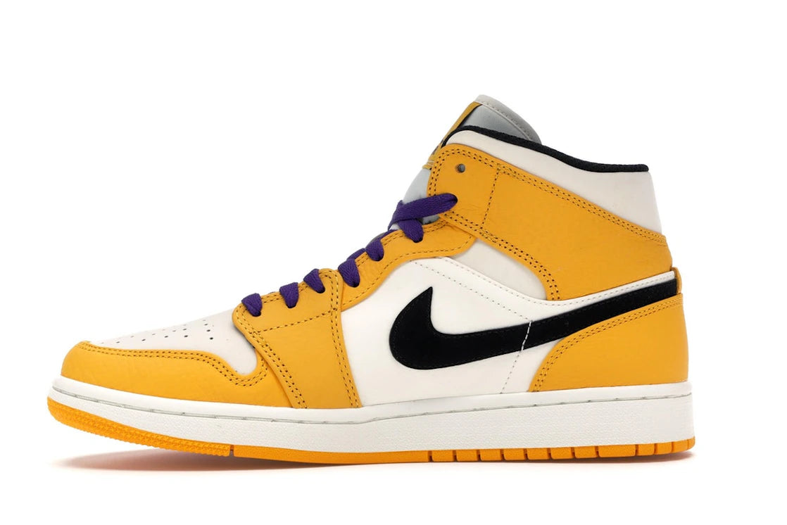 644703 Air Jordan 1 Mid 'Lakers'