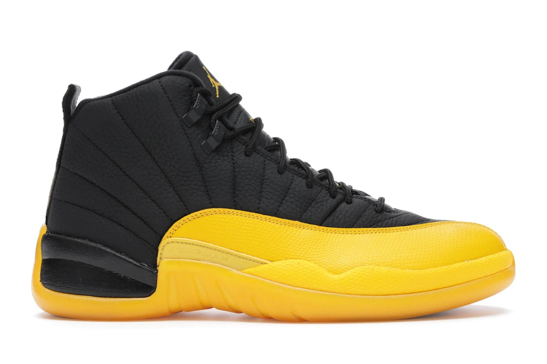 SP11689 Jordan 12 Retro Black University Gold