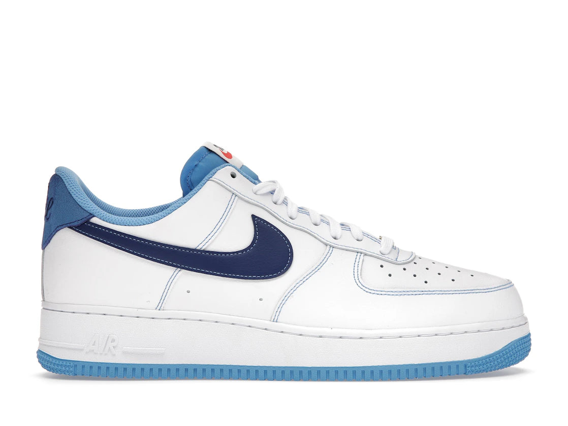 800437 Nike Air Force 1 Low First Use White University Blue