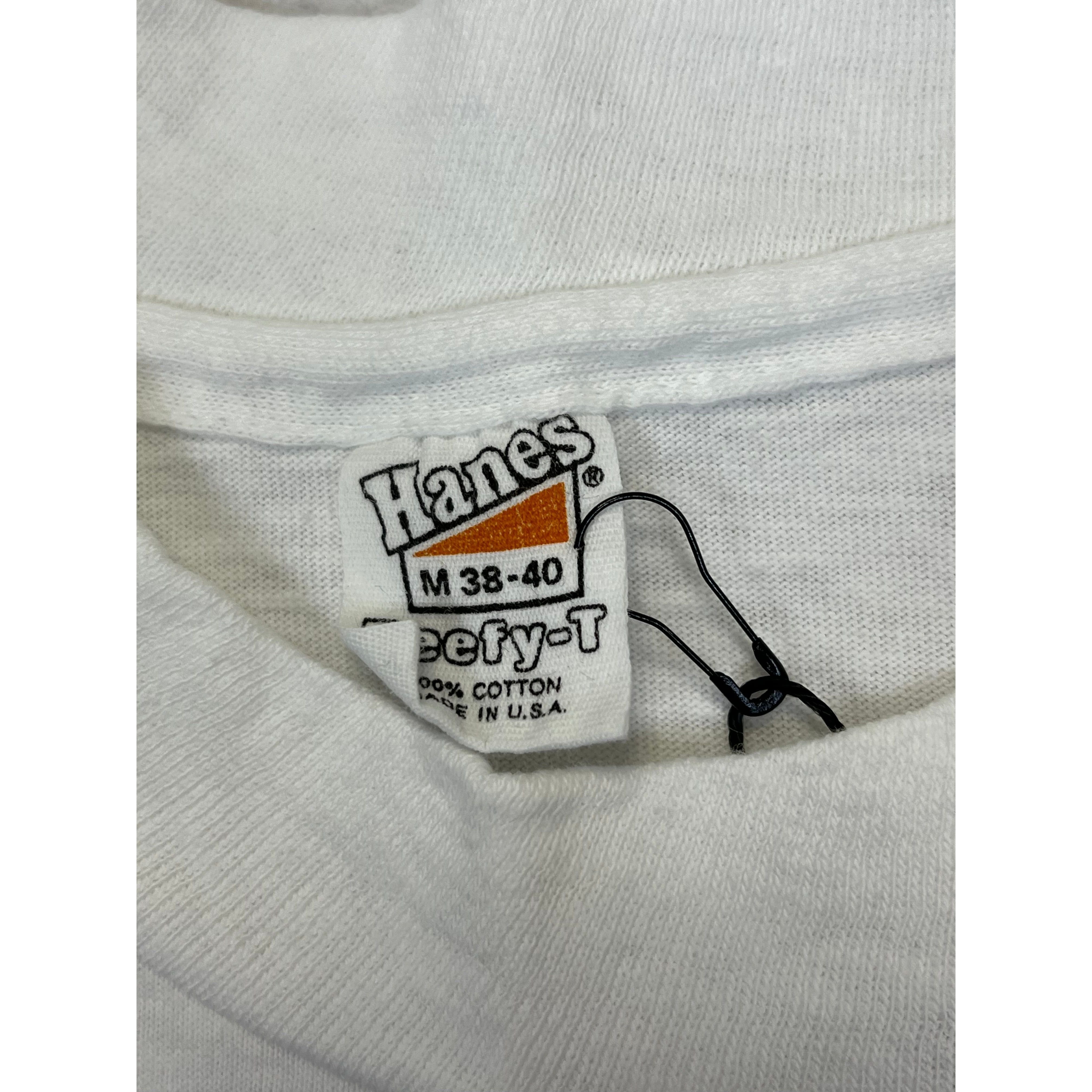 337864 (1979) Cowboy 'The Bold Bandit' Cartoon Stock Racing T-Shirt m