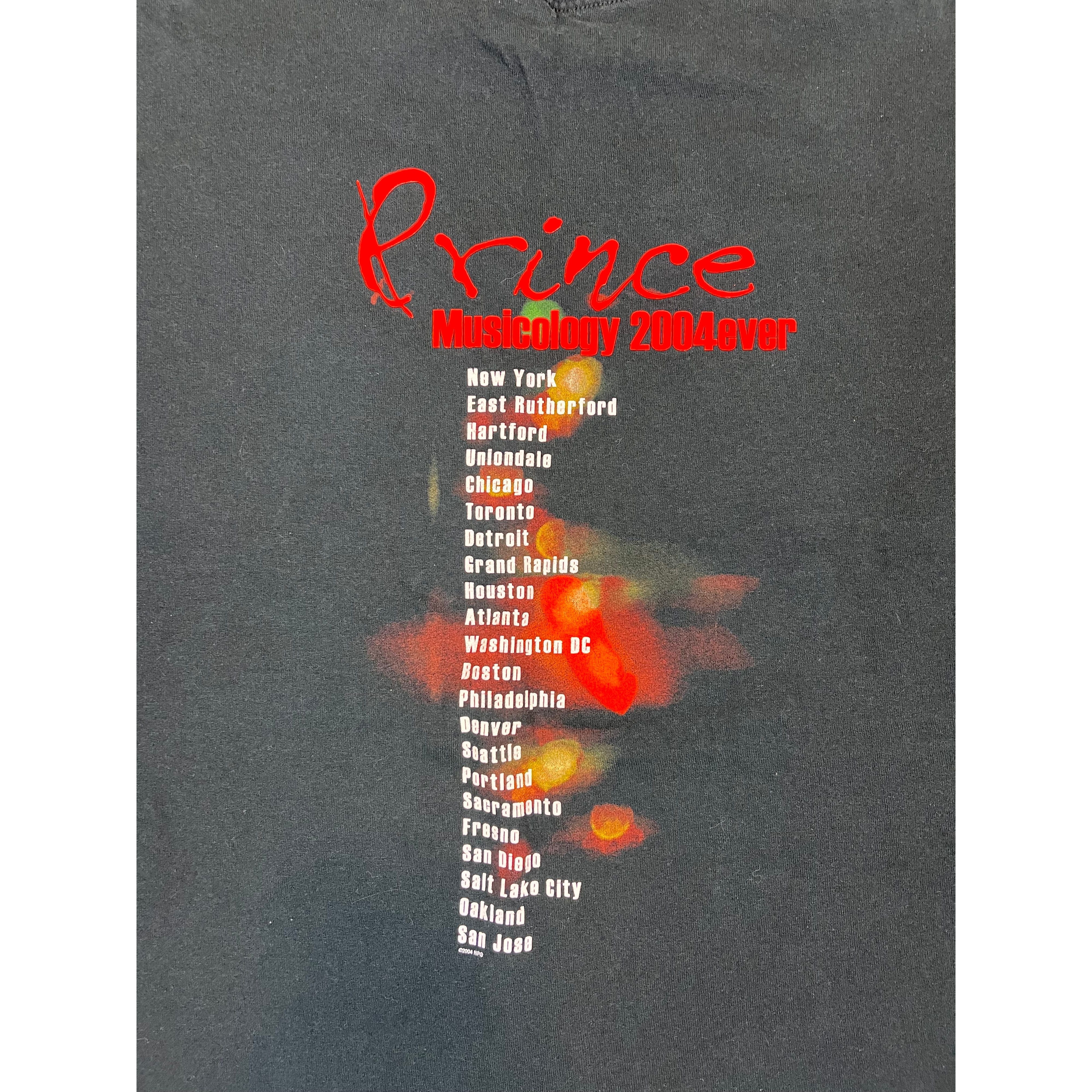262220 (2004) Prince Musicology 2004ever Concert Tour T-Shirt