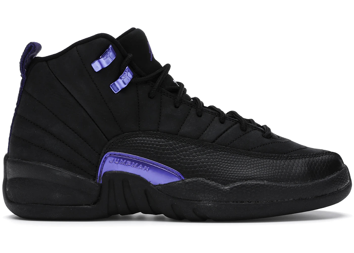 623640 Jordan 12 Retro Black Dark Concord (GS)