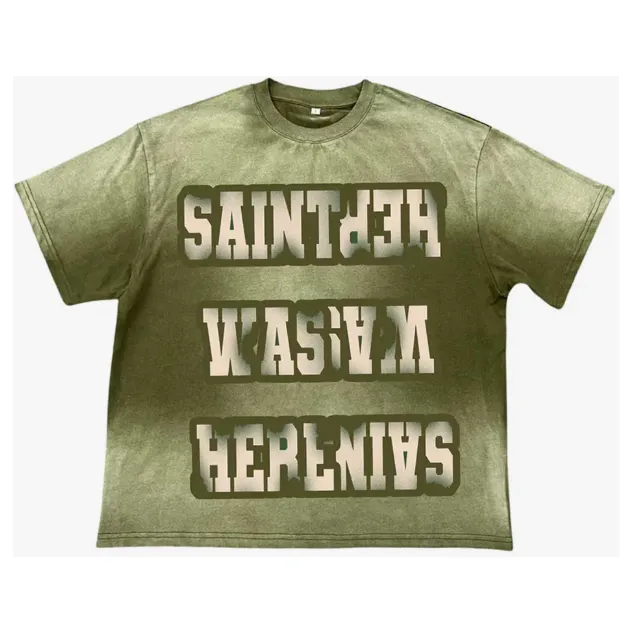 257669 Saint Vanity Saint Was Here Tee 'Green'