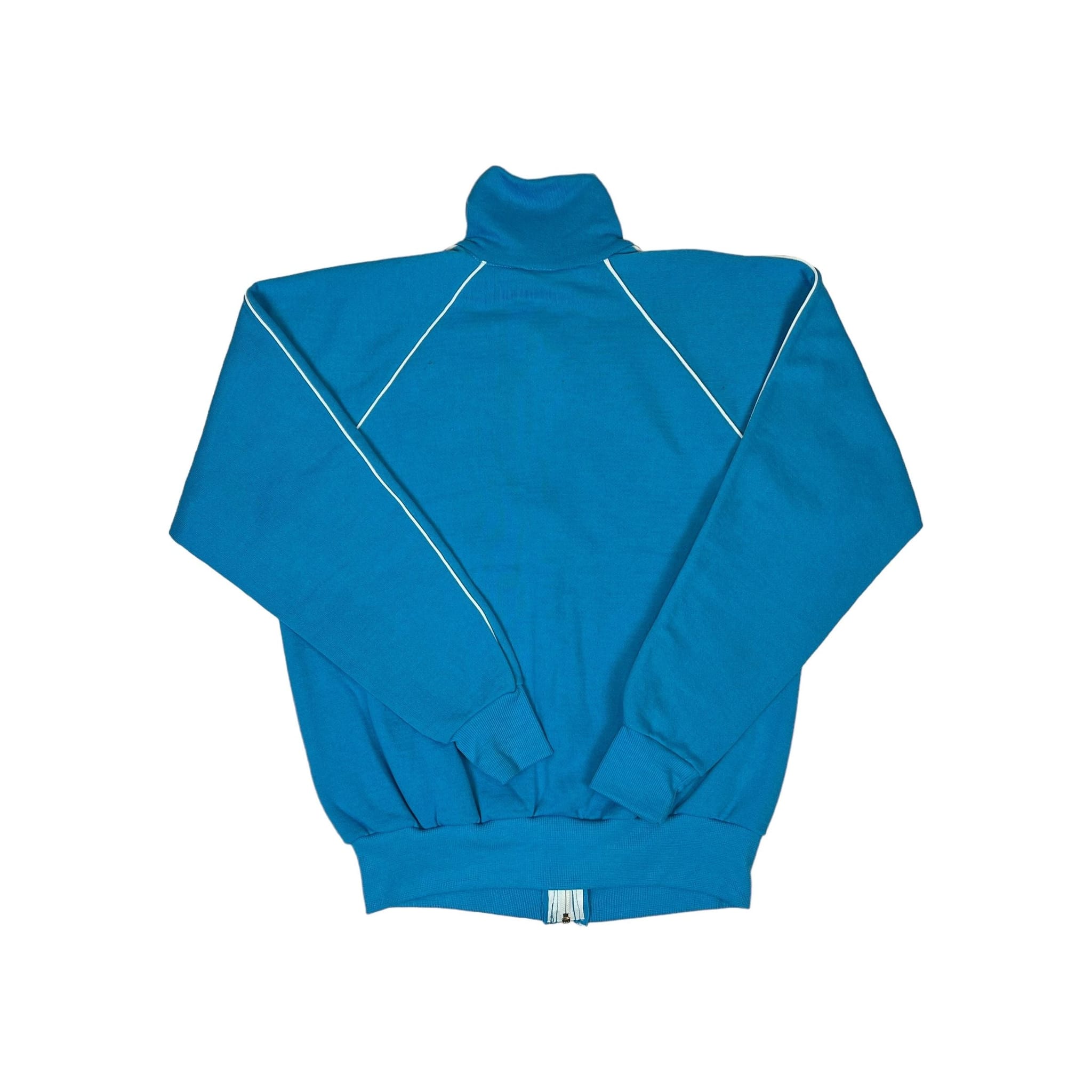 268223 (90s) Wrangler Western Horse Teal Full Zip Sweatshirt