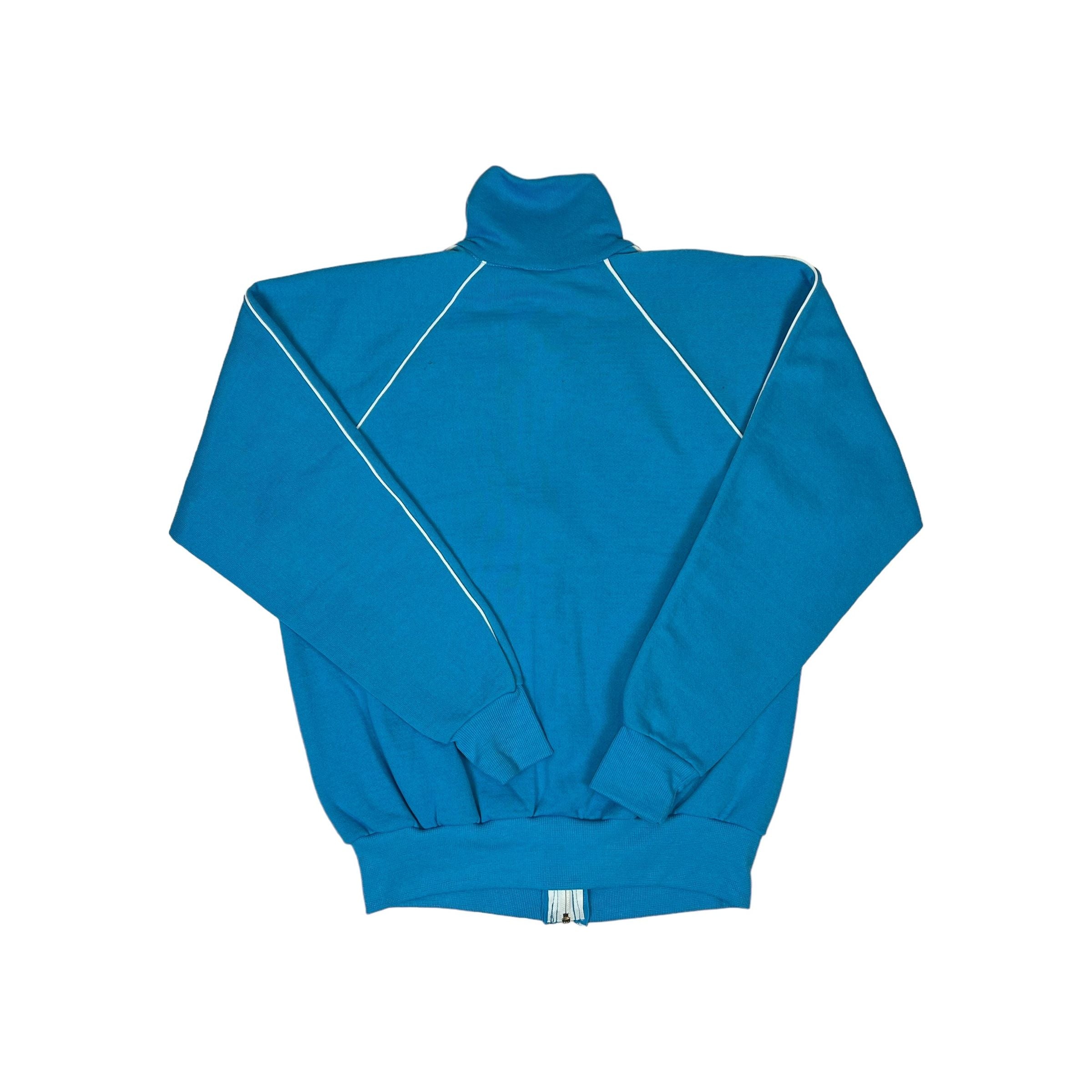 268223 (90s) Wrangler Western Horse Teal Full Zip Sweatshirt