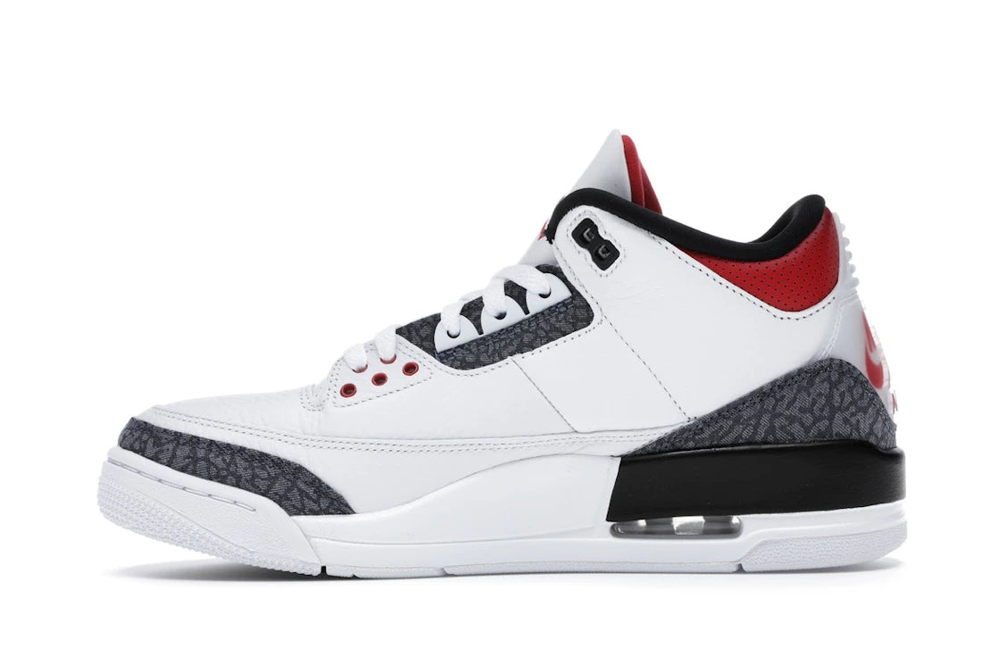 656423 Air Jordan 3 Retro Denim SE 'Fire Red'