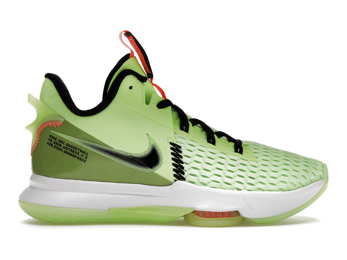 813644 Nike LeBron Witness 5 Lime Glow