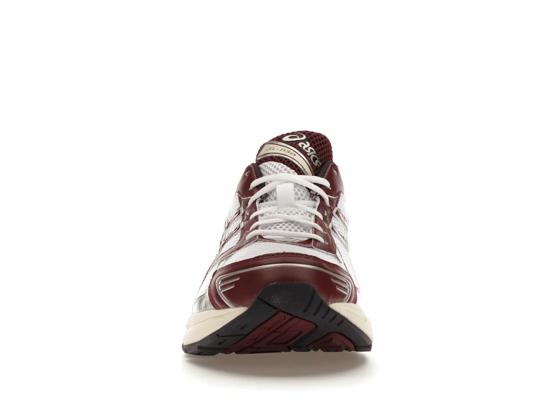 791471 ASICS Gel-1130 White Maroon Banner