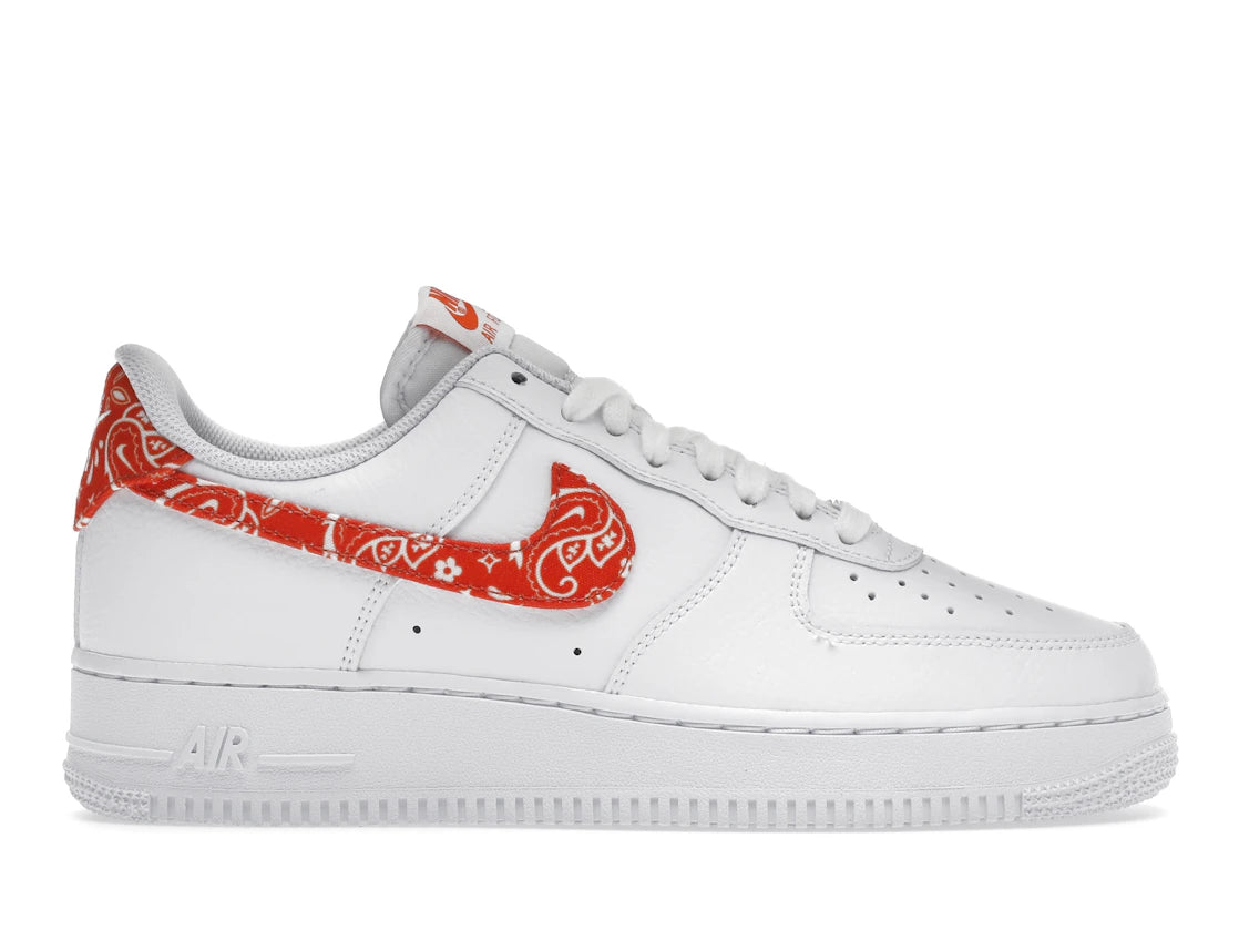 281756 Wmns Air Force 1 '07 'Rush Orange Paisley'