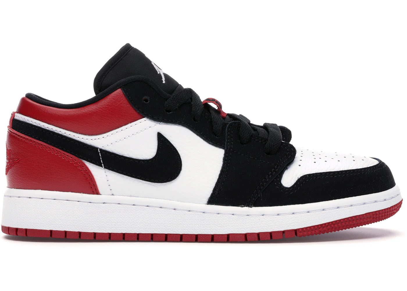 800757 Jordan 1 Low Black Toe (2019) (GS)