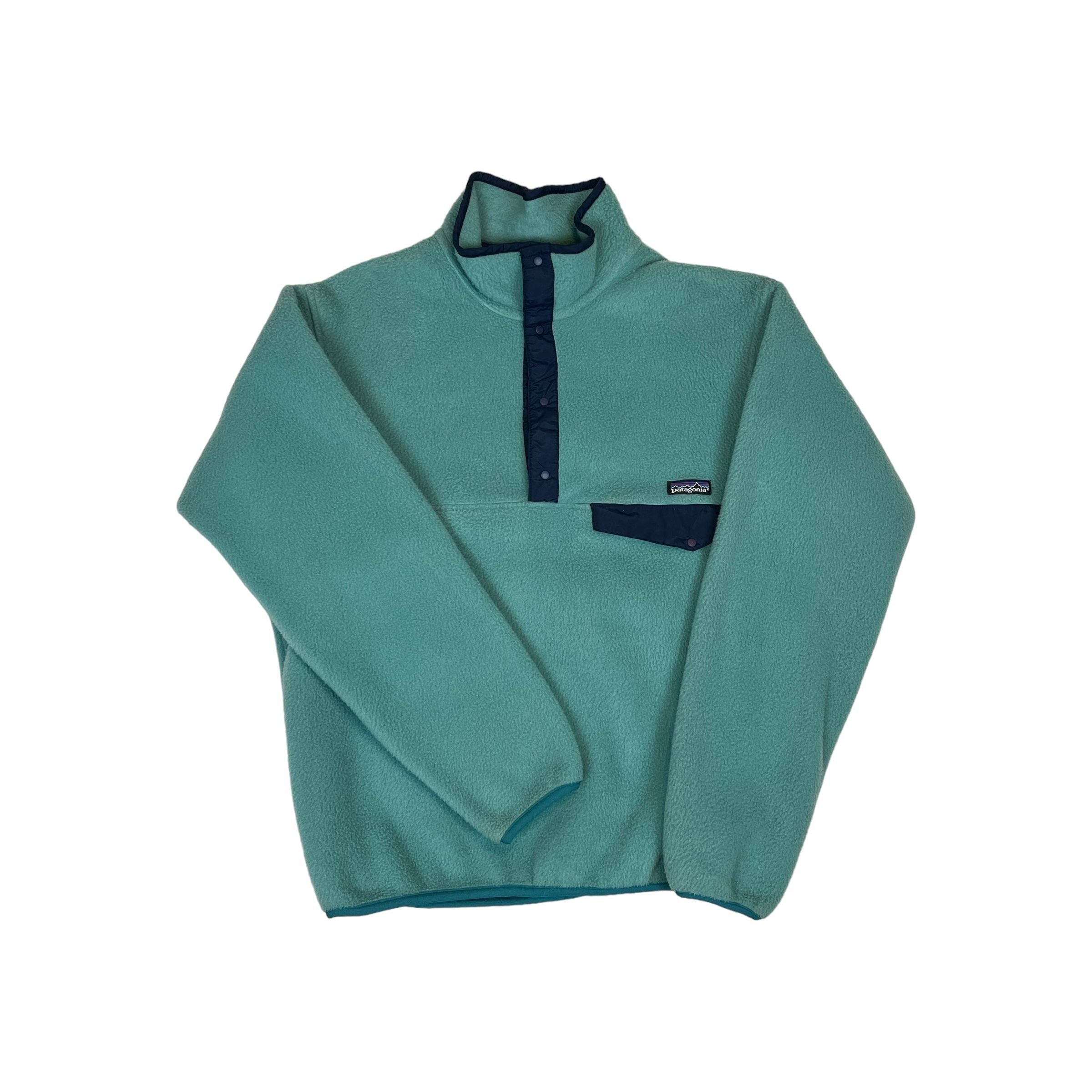 264731 (90s) Patagonia Synchilla 1/4 Snap Teal Fleece