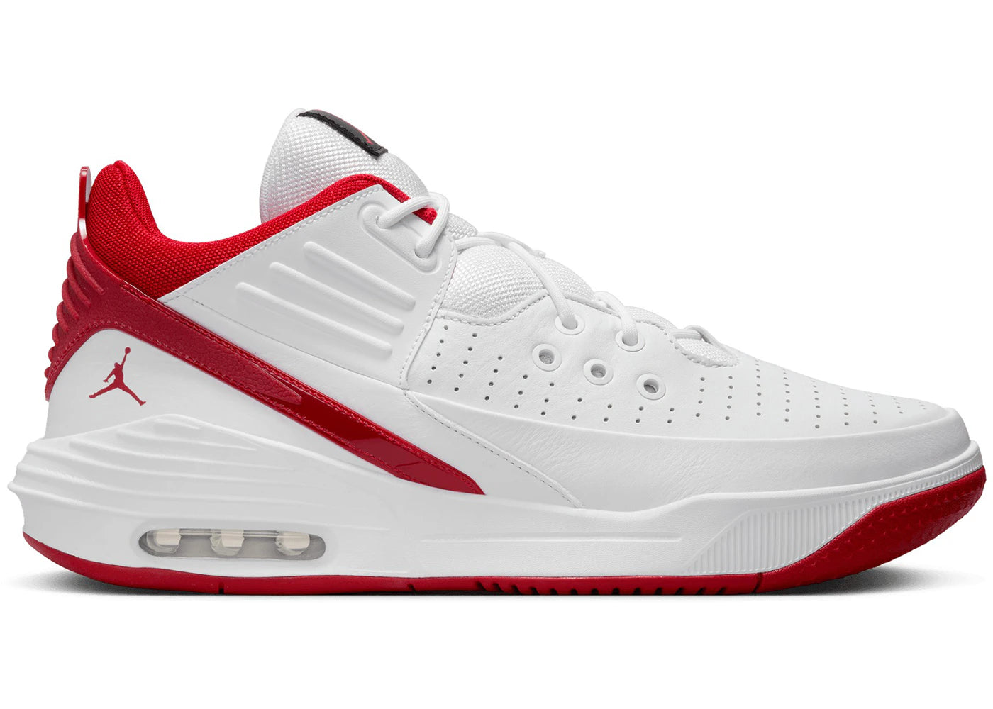 603955 Jordan Max Aura 5 White Gym Red