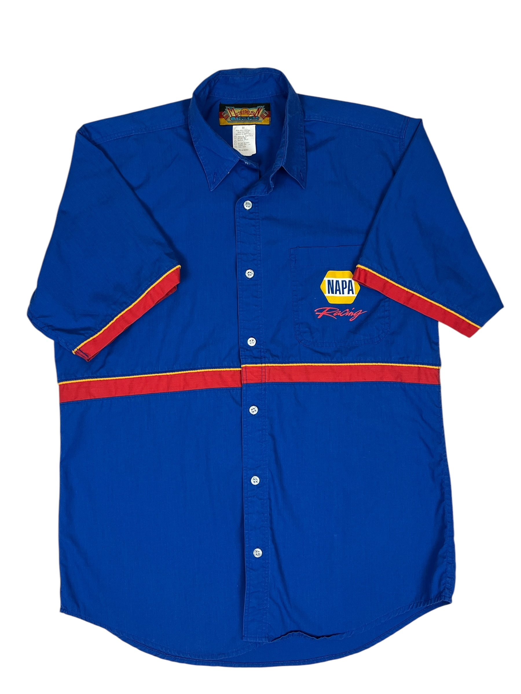 413700 (90s) Napa Auto Parts Racing Button Up Shirt