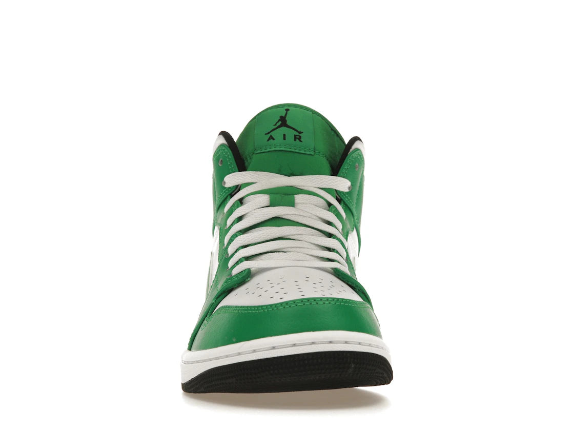 554544 Air Jordan 1 Mid 'Lucky Green'